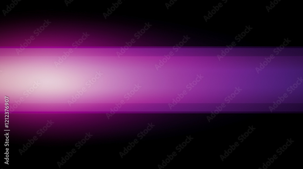 Poster Abstract gradient background blending deep purple and black tones with glowing white light in the upper right corner. Smooth texture and ethereal quality create a striking interplay of contrast, light