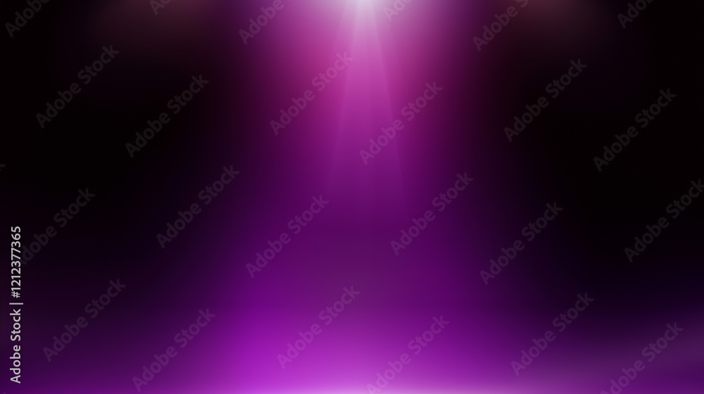 Poster Abstract gradient background blending deep purple and black tones with glowing white light in the upper right corner. Smooth texture and ethereal quality create a striking interplay of contrast, light
