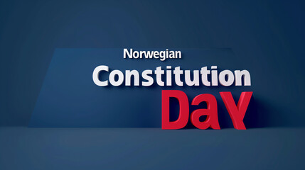 Obraz premium Norwegian Constitution Day