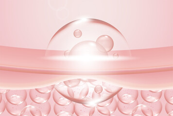 Serum that is absorbed into the deepest layers of the skin