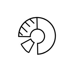 Histogram vector icon art