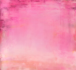 Fototapeta premium Sugar cotton pink clouds vector design background. Glamor fairytale backdrop. Plane sky view with stars and sunset. Watercolor style texture. Delicate card.generative ai