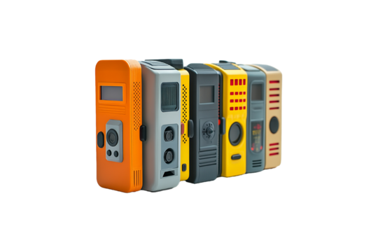Combustible Gas Detectors on transparent background