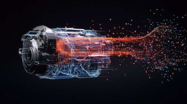 Comprehensive scatter plot showing engine performance data including fuel consumption and emissions