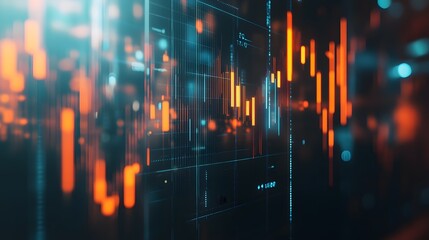 Obraz premium Gold investment stock market diagram concept isolated on 3d background with business financial economy trade wealth banking chart. Growth marketing forex money finance currency success profit graph 
