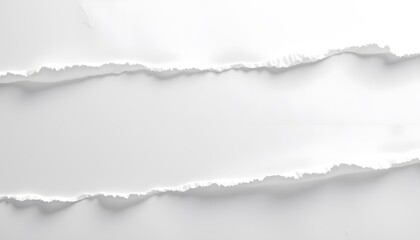 Torn Paper Texture Background with White Ripped Edges