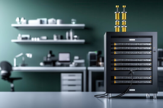 Quantum computer laboratory modern science technology research