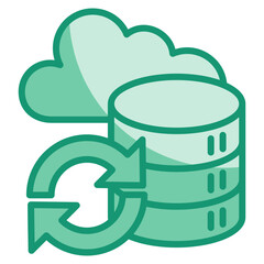 Data Backup Icon Element For Design