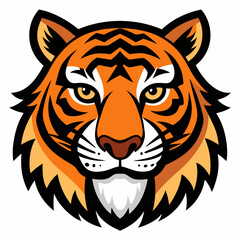 tiger head vector