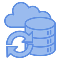 Data Backup Icon Element For Design