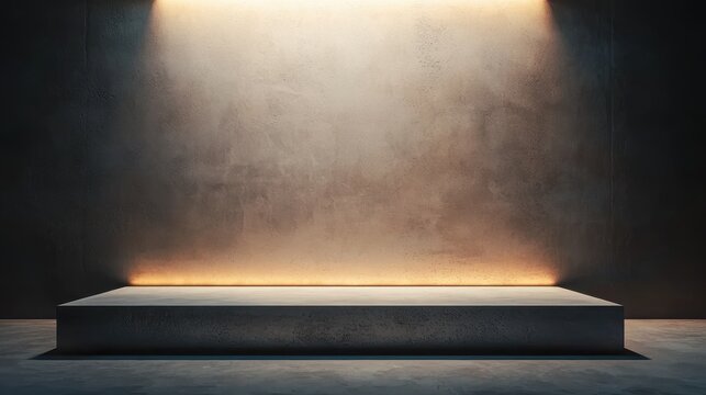 Minimalist stage backdrop design for modern events in an intimate setting highlighting elegance and simplicity