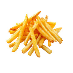 Fast Food Fries Fried chicken isolated on transparent background