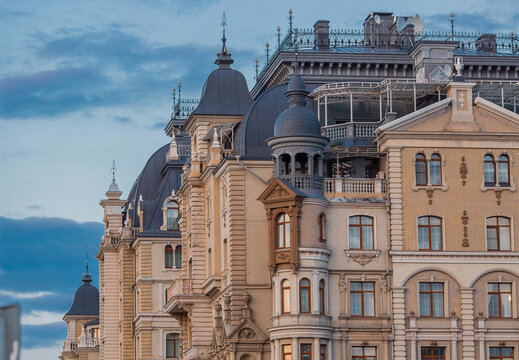 Residential complex "Dvortsovaya Embankment" at 38 Fedoseevskaya Street. Russia, Republic of Tatarstan, Kazan, September 2023