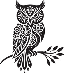 Owl Vector Silhouettes