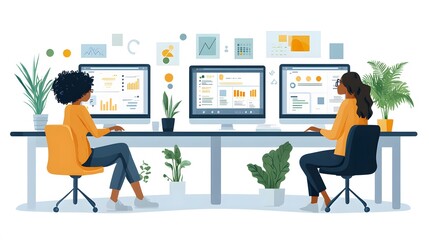 Creative online collaboration scene highlighting user contributions and community management, 8K flat vector style,