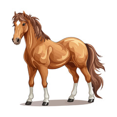 Obraz premium Horse vector illustration