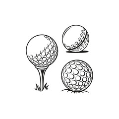 golf ball icons