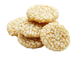Puffed rice cookies available on transparent background.PNG