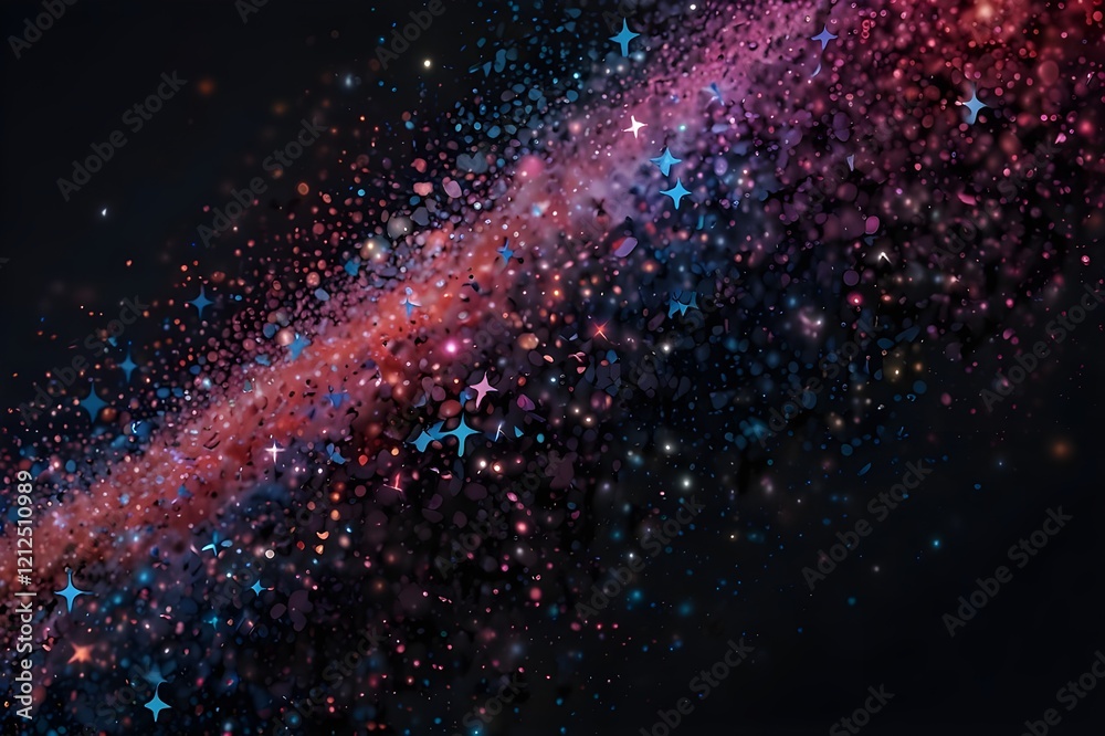 Wall mural abstract light background generative ai