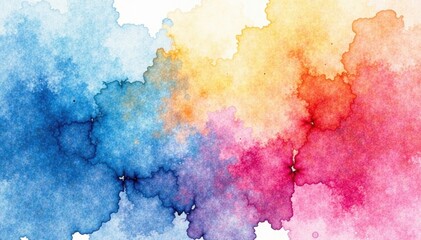 Fototapeta premium Vibrant watercolor washes, perfect for business cards and flyers , design, vector