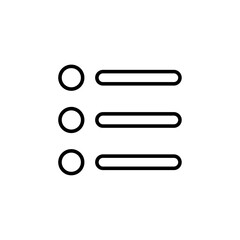 Fototapeta premium app menu icon Simple outline illustration