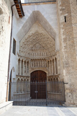 Portal of Santa Maria Cathedral in Vitoria-Gasteiz, Spain