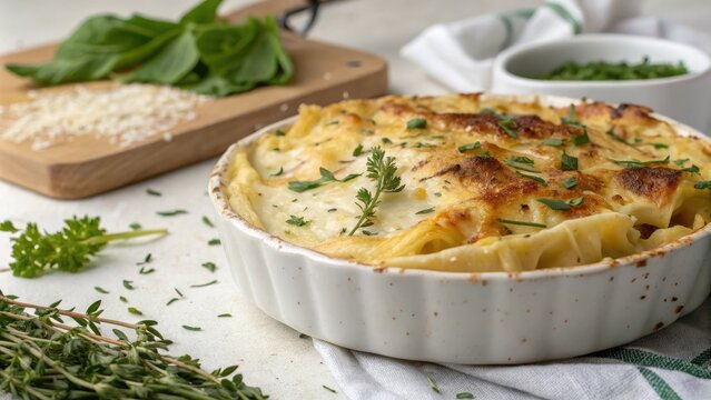 Close-up of achma with melted cheese and herbs on top, georgia, snack, delicious, , flavorful