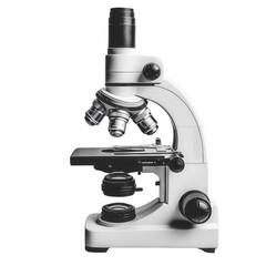 Professional Laboratory Microscope Isolated