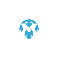 Fototapeta premium Letter M Initial Logo Design. M Simple Design