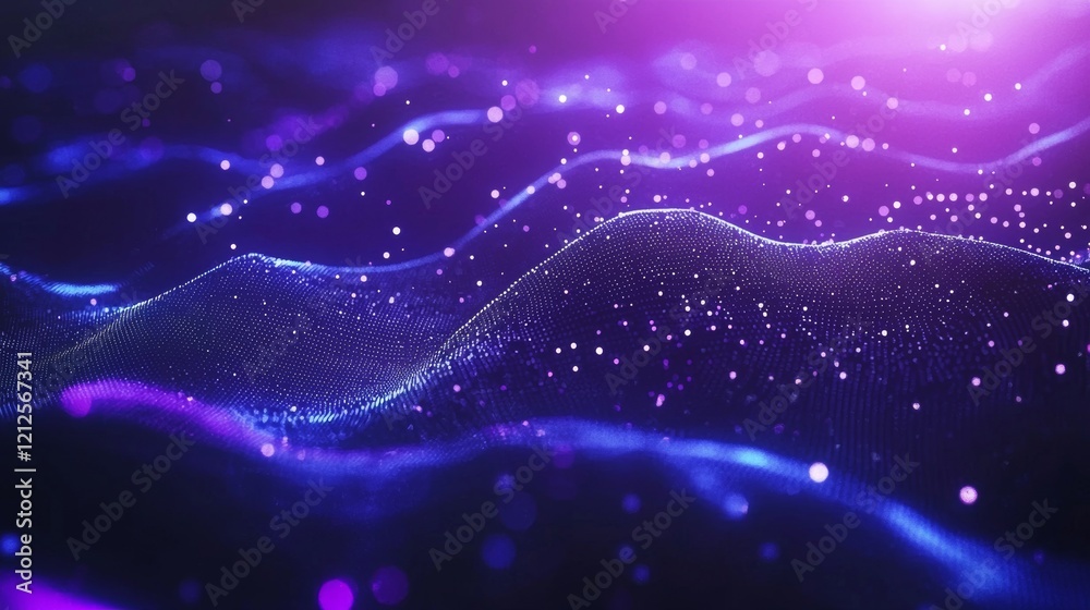 Poster neural networks, big data, and blockchain technologies visualized in a 3d illustration of a cyber ci