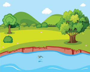 Obraz premium River landscapes,River trekking,Trekking,Kayak,River water,Mountain river,River rafting