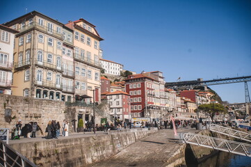 Fototapeta premium view of the town of porto Portugal