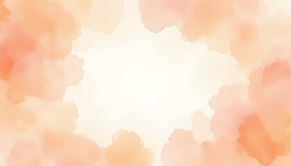 Soft peach watercolor texture with a gentle gradient.