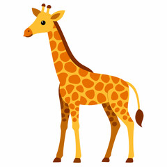Fototapeta premium giraffe cartoon illustration