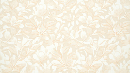 Neutral wallpaper with subtle floral pattern in soft tones, perfect for any interior design