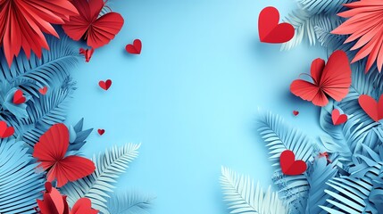 Obraz premium Valentines day concept backgorund design