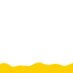 Obraz premium Yellow Divider Shape