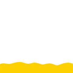 Obraz premium Yellow Divider Shape