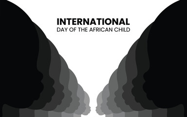 Vector Art of African Children for International Day of the African Child. Creative Designs for Posters, Cards, and Banners.