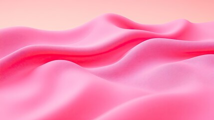 Fototapeta premium Soft pink waves creating a serene abstract landscape