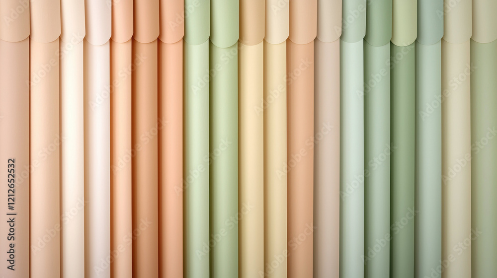 Poster Soft pastel gradient with smooth transitions in various colors creates calming visual effect. Ideal for backgrounds or design projects