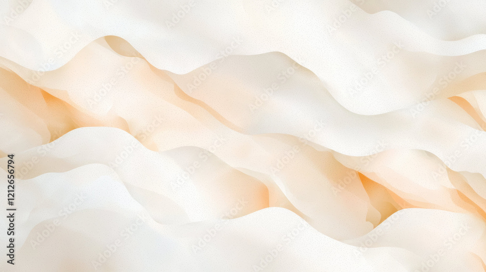 Poster soft, flowing abstract design with subtle watercolor effects in warm tones