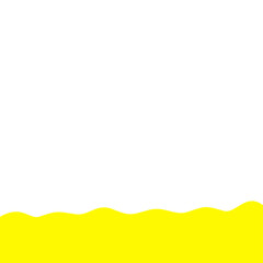 Obraz premium Yellow Bottom Border