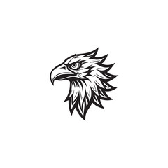 Eagle Head Icon Vector logo