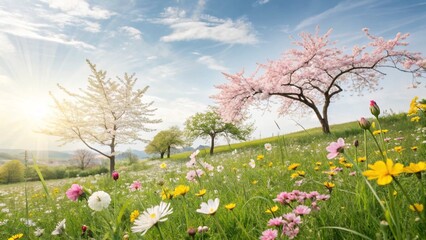 Fototapeta premium Blossoming Spring Paradise