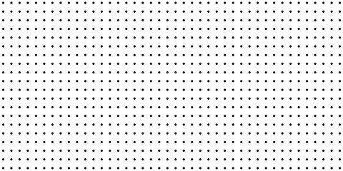 Dotted graph paper with grid. Polka dot pattern, geometric seamless texture for calligraphy drawing or writing. Blank sheet of note paper, school notebook.