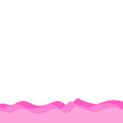Valentine's Bottom Wave Border