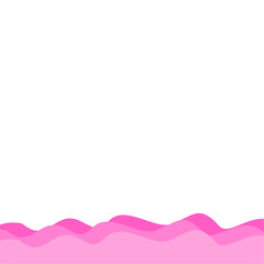 Valentine's Bottom Wave Border