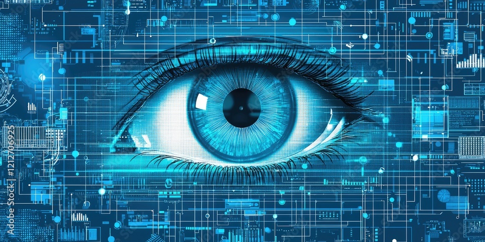 Poster Digital interface displaying fraud prevention tools and methods,  ecure and easy to use.