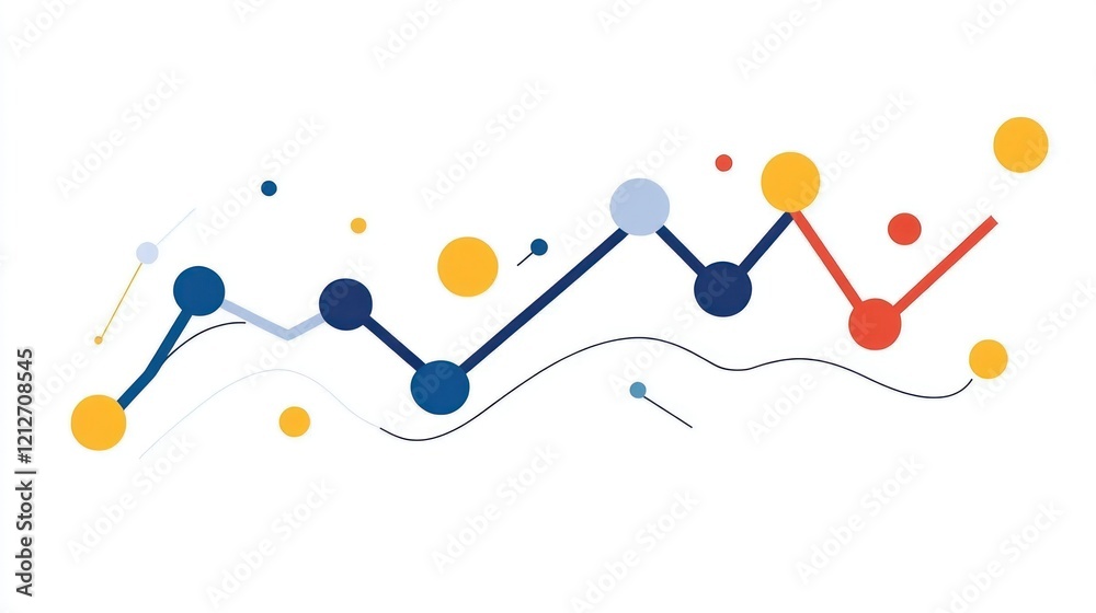 Poster Abstract Colorful Line Graph with Dots